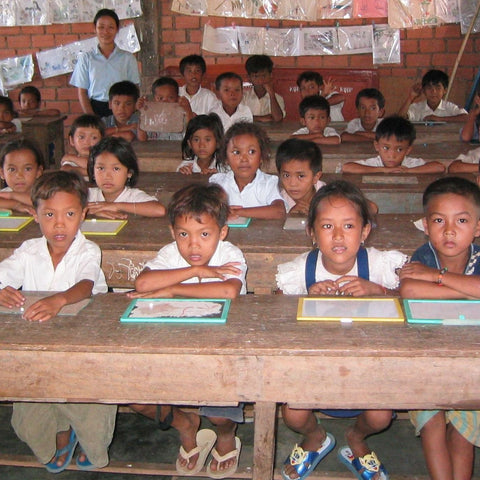 Give a gift that matters: a donation in your friend's name. This gift will provide 10 Cambodian children the opportunity to attend school! Education offers the