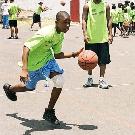 Give a gift that matters: a donation in your friend's name. Adonal Foyle’s Athletics & Academics Island Camps are day camps held in one of the poorer countries