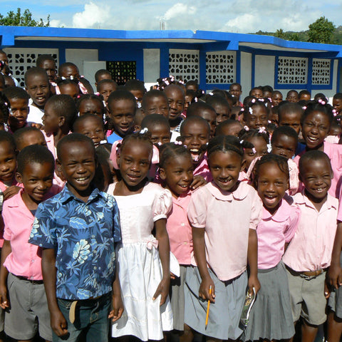 Give a gift that matters: a donation in your friend's name. The cost of one school in Haiti is $30,000. We are getting closer to that goal every day! Your gift