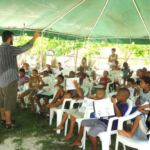 Give a gift that matters: a donation in your friend's name. Your gift will provide educational materials for 50 school age children in a developing country. Th