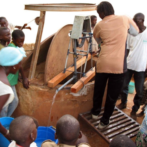 Give a gift that matters: a donation in your friend's name. At a cost of $50, a treadle pump allows a farmer to move 6,000 liters of water per hour from depths