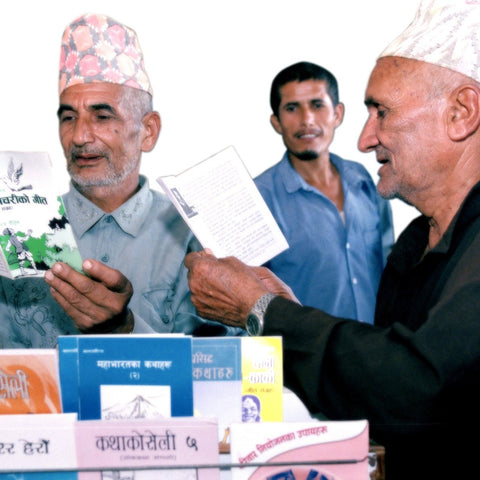 Give a gift that matters: a donation in your friend's name. Your gift will provide one year of a national newspaper subscription for a library in rural Nepal.