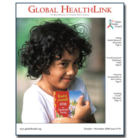 Give a gift that matters: a donation in your friend's name. This gift will provide for a year’s subscription of Global HealthLink and Global AIDSLink, the Counc