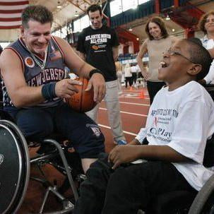 Give a gift that matters: a donation in your friend's name. By donating $50, you allow us to purchase a set of basketballs for our Wheelchair Basketball Clinic 